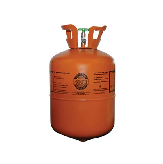 R-407C – 25 lb Cylinder | Virgin Refrigerant | Factory-Sealed